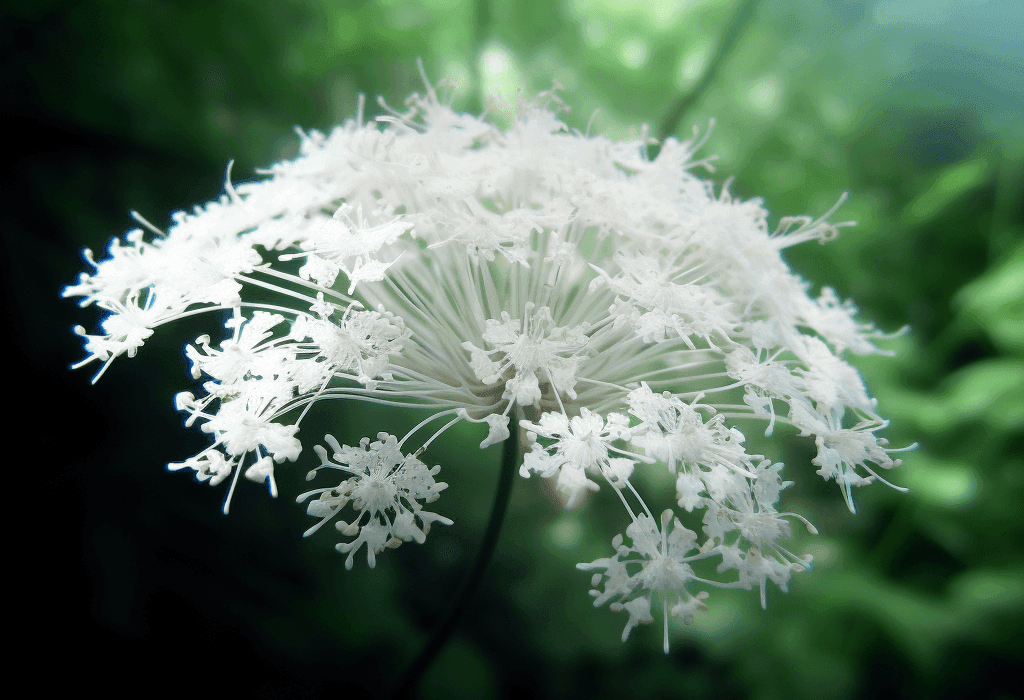 A detailed image of Angelica sinensis (Dong Quai), a staple in Interstellar Blends for hormonal balance and circulation.