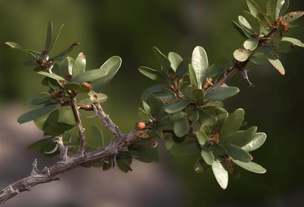 Commiphora myrrha – A stunning photo of Myrrh resin, a staple in Interstellar Blends for its antimicrobial and anti-inflammatory benefits.