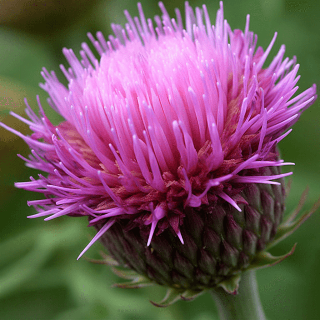 Cirsium japonicum – A close-up of Cirsium japonicum, an herb in Interstellar Blends for liver support and detoxification.