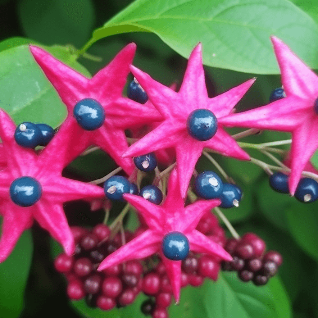 Clerodendron trichotomum – A vibrant image of Clerodendron trichotomum, a medicinal plant in Interstellar Blends known for its cardiovascular benefits.