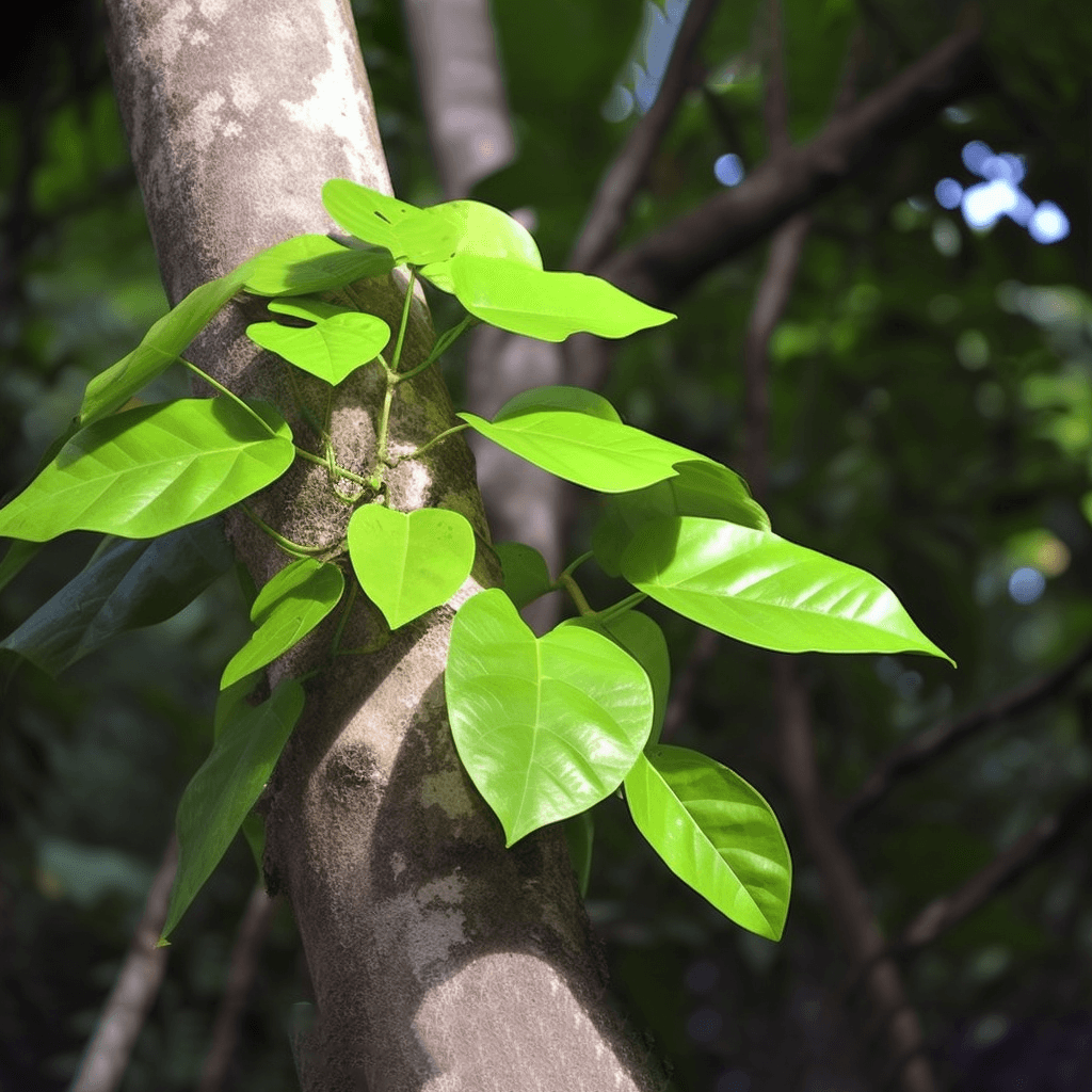 Coscinium fenestratum – A bright capture of Coscinium fenestratum, a plant in Interstellar Blends for gut health and antimicrobial properties.