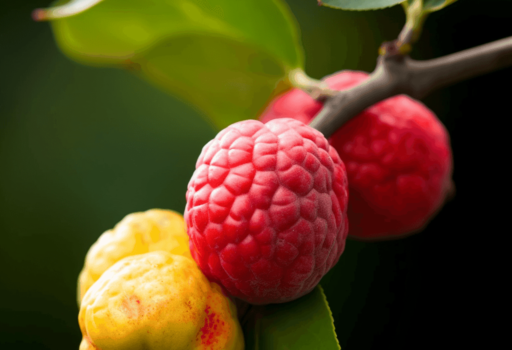 Cudrania tricuspidata – A vibrant image of Cudrania tricuspidata, a medicinal plant in Interstellar Blends for liver protection and blood sugar balance.