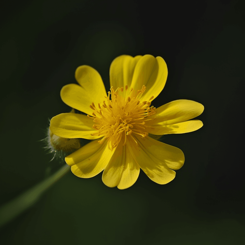 Geum japonicum – A striking shot of Geum japonicum, a medicinal herb in Interstellar Blends for anti-inflammatory and liver-supporting benefits.