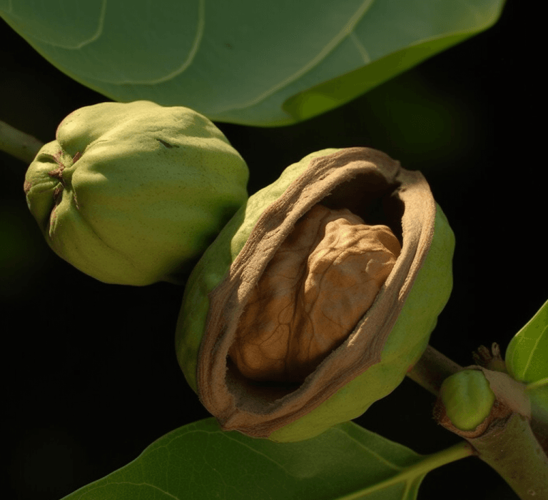 Walnut (Juglans regia) – Brain-boosting nut in Interstellar Blends, rich in omega-3s for cognitive function and heart health.