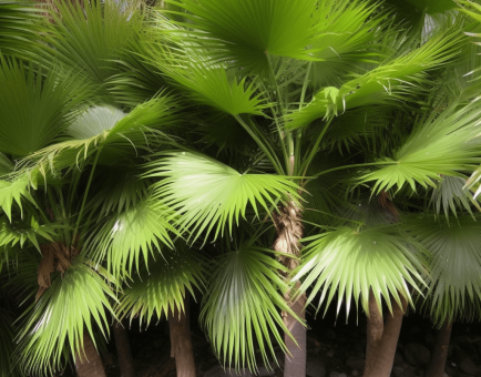 Livistona chinensis – A vivid image of Livistona chinensis, a plant in Interstellar Blends for its traditional medicinal properties.