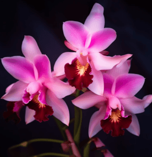 Laelia anceps – A bright image of Laelia anceps, an orchid in Interstellar Blends known for its adaptogenic and calming effects.