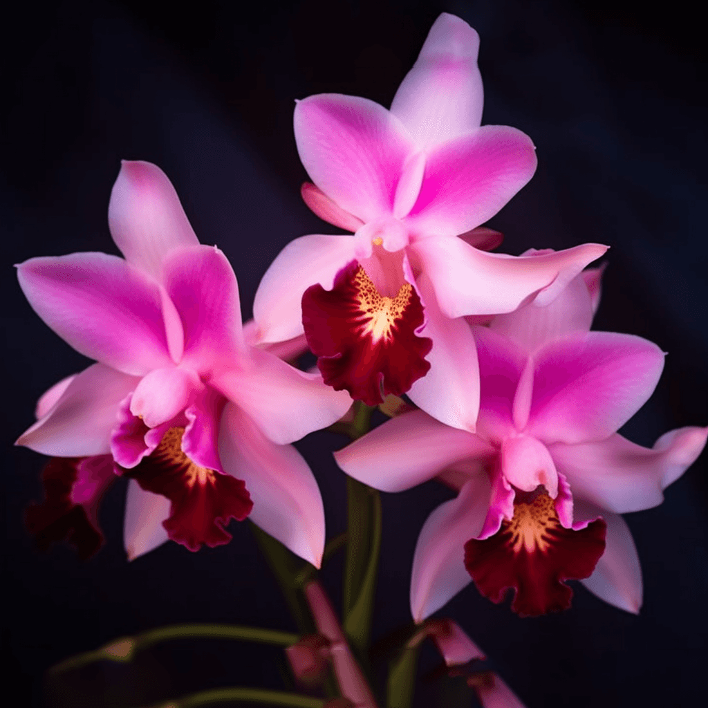 Laelia anceps – A bright image of Laelia anceps, an orchid in Interstellar Blends known for its adaptogenic and calming effects.