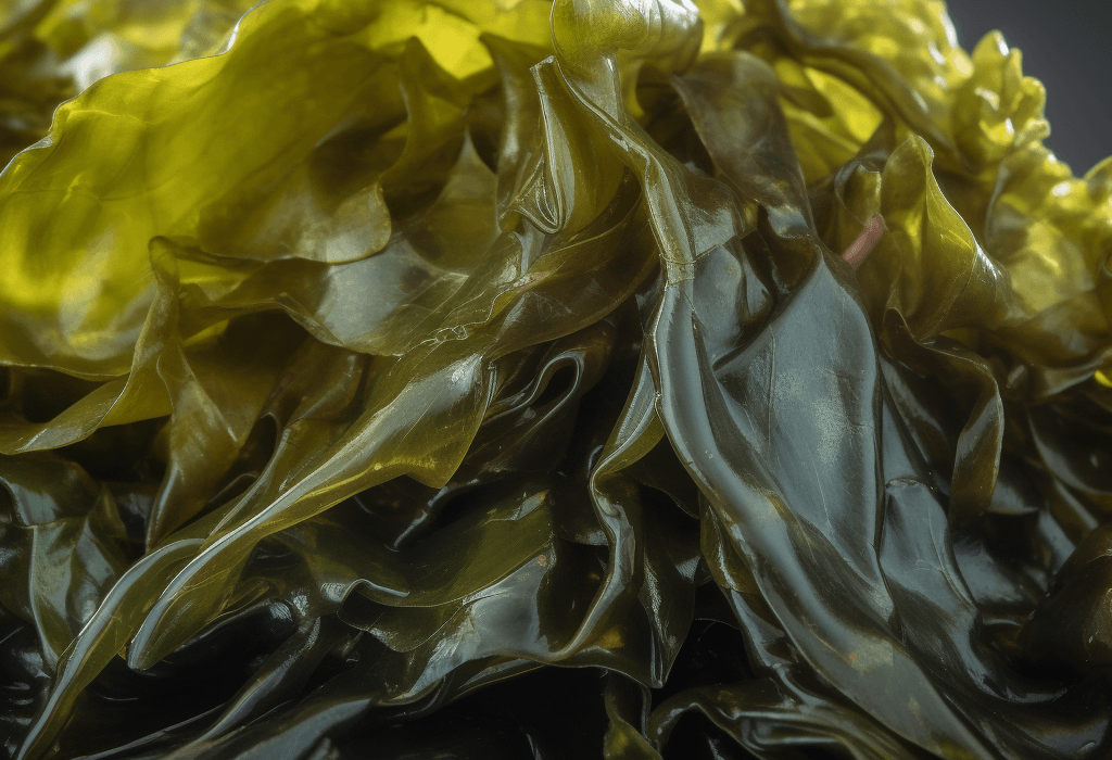 Laminaria japonica – A bright image of Laminaria japonica (Kelp), a seaweed in Interstellar Blends for thyroid and metabolic support.