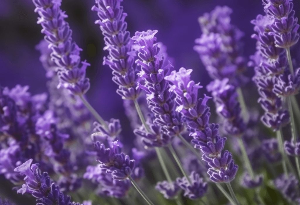 Lavandula Angustifolia (Lavender) – Calming botanical in Interstellar Blends, promoting relaxation, stress relief, and better sleep.