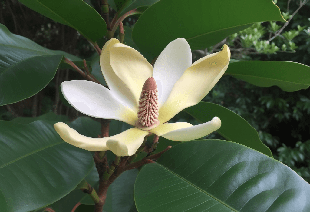 Magnolia officinalis – A high-resolution image of Magnolia bark, a traditional herb in Interstellar Blends for stress relief and neuroprotection.