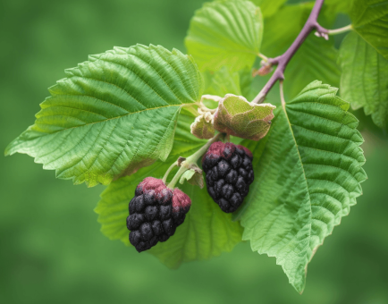 Mulberry (Morus) – Blood sugar-balancing fruit in Interstellar Blends, promoting heart health and longevity.