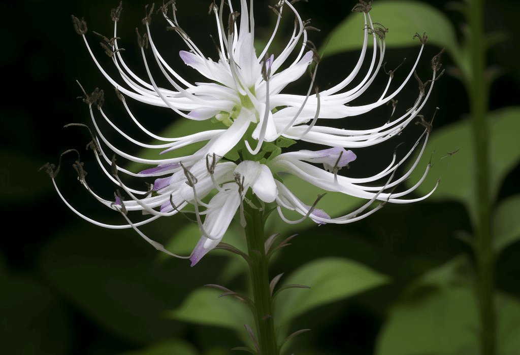 Orthosiphon stamineus – A detailed photo of Orthosiphon stamineus (Java Tea), a powerful herbal diuretic in Interstellar Blends.