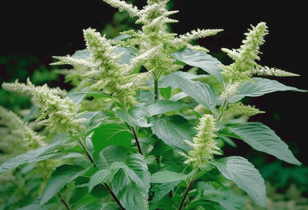 Ocimum gratissimum – A striking image of Ocimum gratissimum (African Basil), a medicinal plant in Interstellar Blends for antimicrobial and adaptogenic benefits.