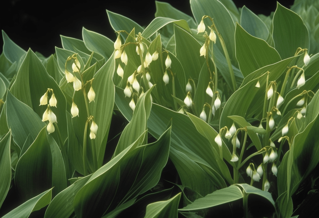Polygonatum odoratum (Solomon’s Seal) rhizome illustration, a traditional tonic herb featured in Interstellar Blends' herbal formulas, known for its anti-inflammatory, antioxidant, and yin-nourishing properties that support respiratory and digestive health