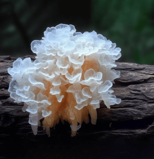 Tremella fuciformis (Snow Fungus, Silver Ear Mushroom) – Hydrating and immune-boosting mushroom in Interstellar Blends, supporting skin health, hydration, and antioxidant protection.