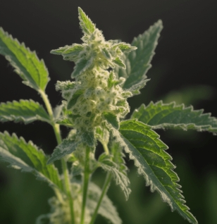 Stinging Nettle (Urtica dioica) – Anti-inflammatory herb in Interstellar Blends, promoting joint health, allergy relief, and urinary function.