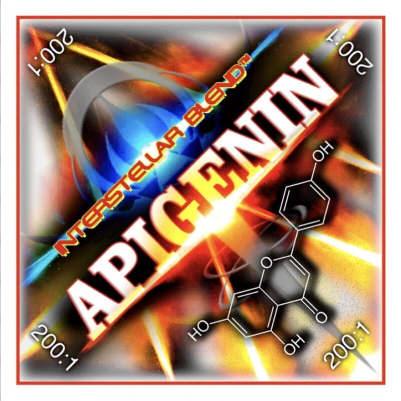 APIGENIN is a scientifically backed herbal blend designed to enhance adult neurogenesis, support brain injury recovery, and promote neurotrophic benefits. Known for its potent SASP-inhibiting properties, it aids in cellular rejuvenation, prevents age-related testosterone decline, and provides anti-excitotoxic neuroprotective capabilities. This blend fosters cognitive health, vitality, and overall brain resilience.