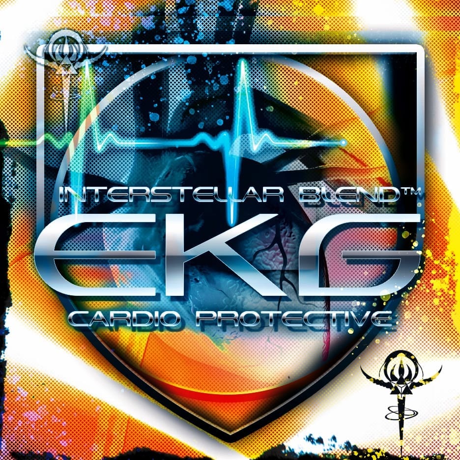 ekg-interstellar-blends | INTERSTELLAR BLENDS EKG is an herbal blend formulated to support cardiovascular health by addressing key risk factors such as high blood pressure, cholesterol, obesity, and diabetes. Packed with scientifically-backed ingredients, it provides antioxidant and anti-inflammatory benefits, promoting heart function and aiding in the reduction of cardiovascular risk factors and overall mortality.