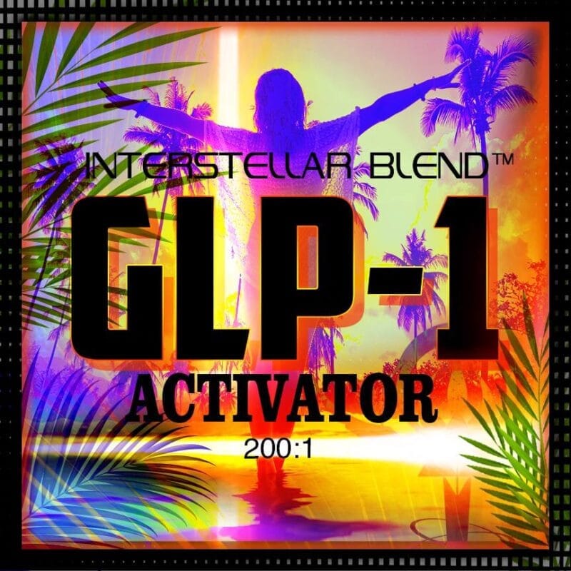 GLP-1 ACTIVATOR is a 200:1 concentrated herbal blend designed to enhance glucagon-like peptide-1 (GLP-1) activity, aiding in appetite regulation and metabolic health. Over 50 ingredients including berberine, curcumin, and EGCG, which have been shown to support GLP-1 secretion and improve insulin sensitivity - Interstellar Blends