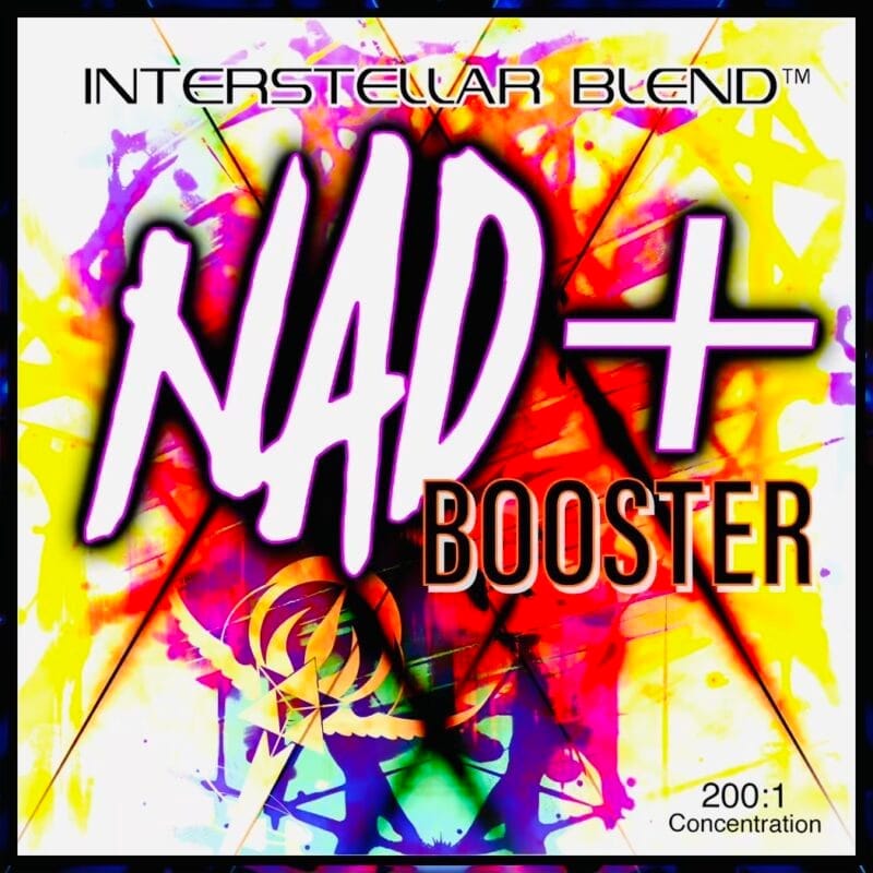 Discover the transformative benefits of Interstellar Blend NAD+ Booster. Enhance energy metabolism, support cellular repair, promote neuroprotection, foster healthy aging, improve metabolic function, strengthen cardiovascular health, bolster immune response, elevate physical performance, enhance mood, aid cognitive function, and potentially combat age-related diseases for a vibrant, active lifestyle.