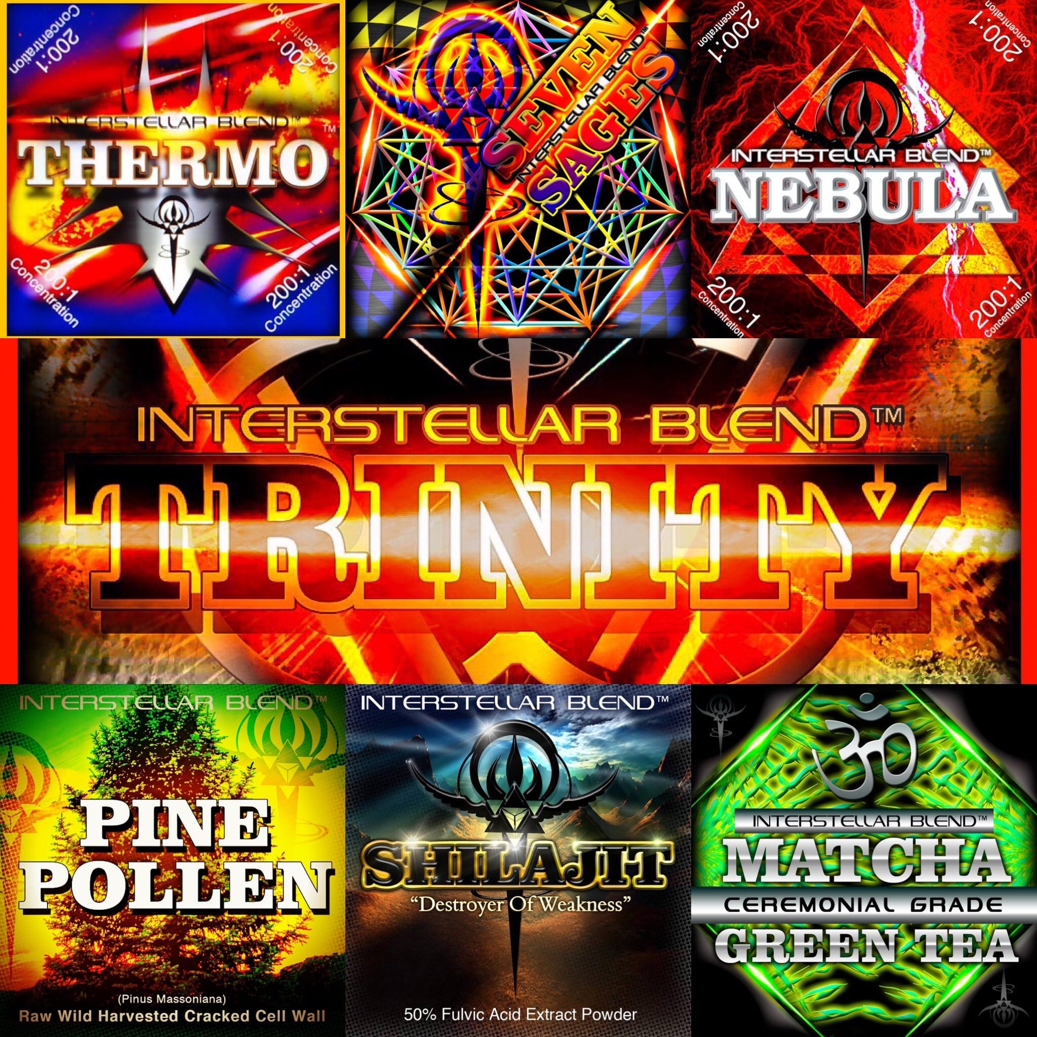 super-ultimate-sampler-pack-sevensages-main | INTERSTELLAR BLENDS Interstellar Blends Super Ultimate Sampler Pack