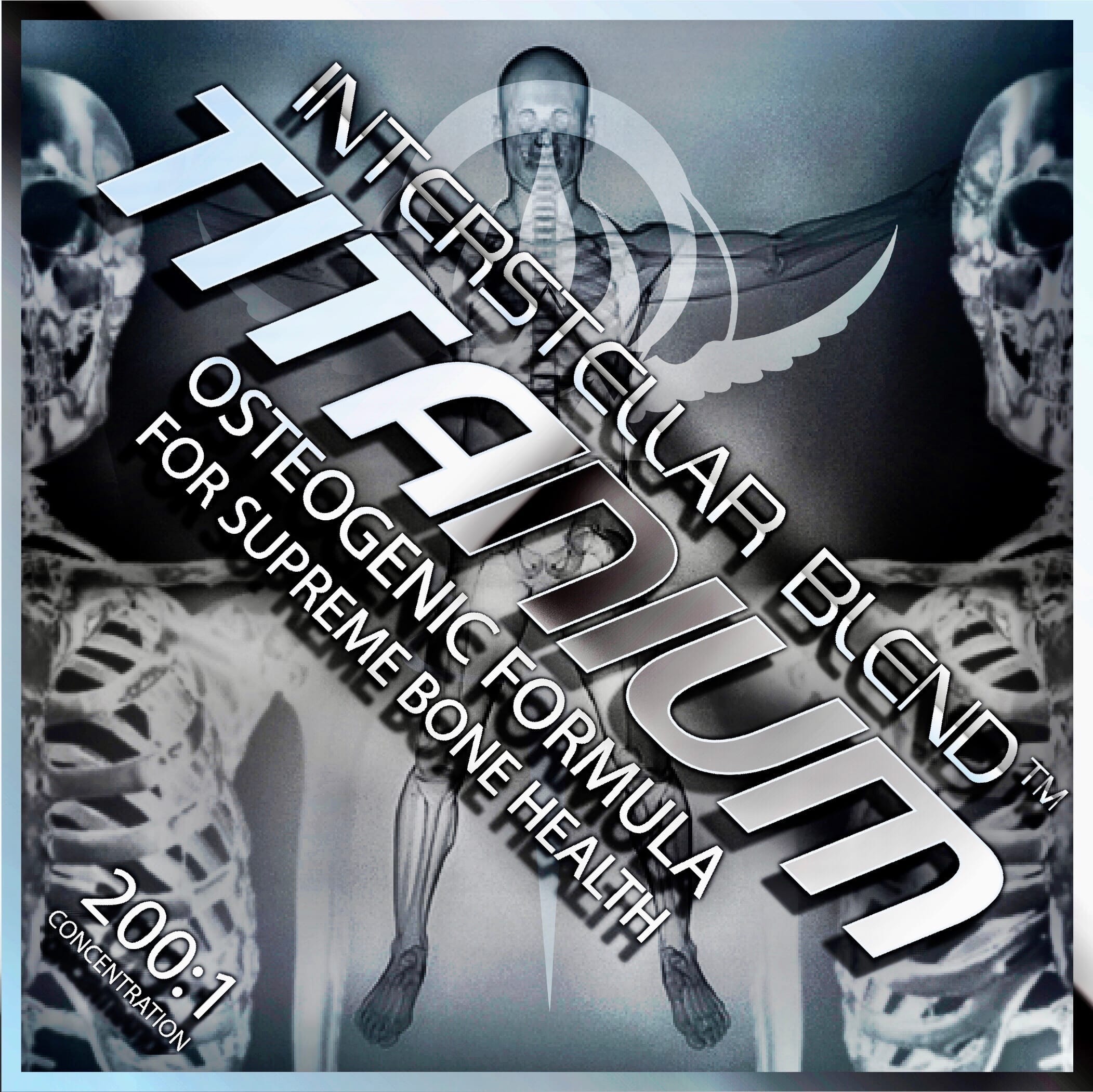 TITANIUM is a premium herbal blend expertly formulated to support bone health and combat osteoporosis. Enriched with potent herbal extracts, it harnesses the power of 200:1 concentrated polyphenol and flavonoid extracts to enhance bone density, inhibit osteoclastogenesis, and stimulate bone formation. These compounds reduce bone resorption, boost calcium retention, and shield against oxidative stress, delivering scientifically proven benefits for stronger, healthier bones.