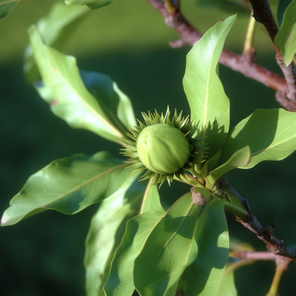 Quercus acutissima CARR. – Antioxidant-rich oak species in Interstellar Blends, promoting immune defense and anti-inflammatory benefits.
