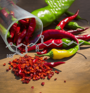 Capsaicin (Chili Pepper Extract) – Metabolism-boosting compound in Interstellar Blends, aiding fat oxidation and pain relief.
