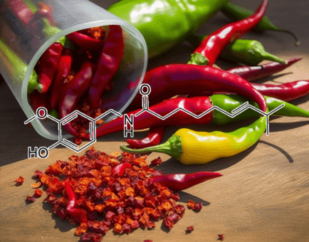 Capsaicin (Chili Pepper Extract) – Metabolism-boosting compound in Interstellar Blends, aiding fat oxidation and pain relief.