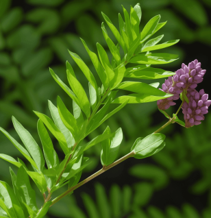 Glycyrrhiza glabra – A striking image of Glycyrrhiza glabra (Licorice root), an herb in Interstellar Blends for digestive and adrenal support.