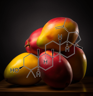 Lupeol – A high-resolution photo of Lupeol, a triterpenoid in Interstellar Blends known for its anti-inflammatory and anticancer potential.