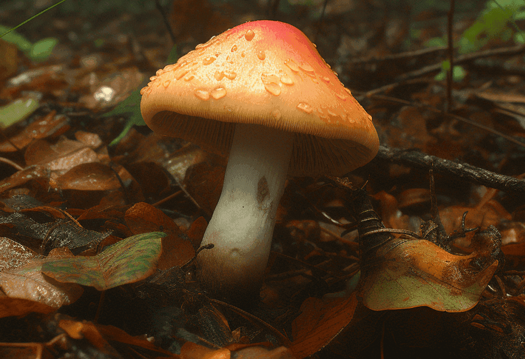 Hoelen (Poria Mushroom) – Traditional fungus in Interstellar Blends, promoting gut health, immune balance, and stress reduction.