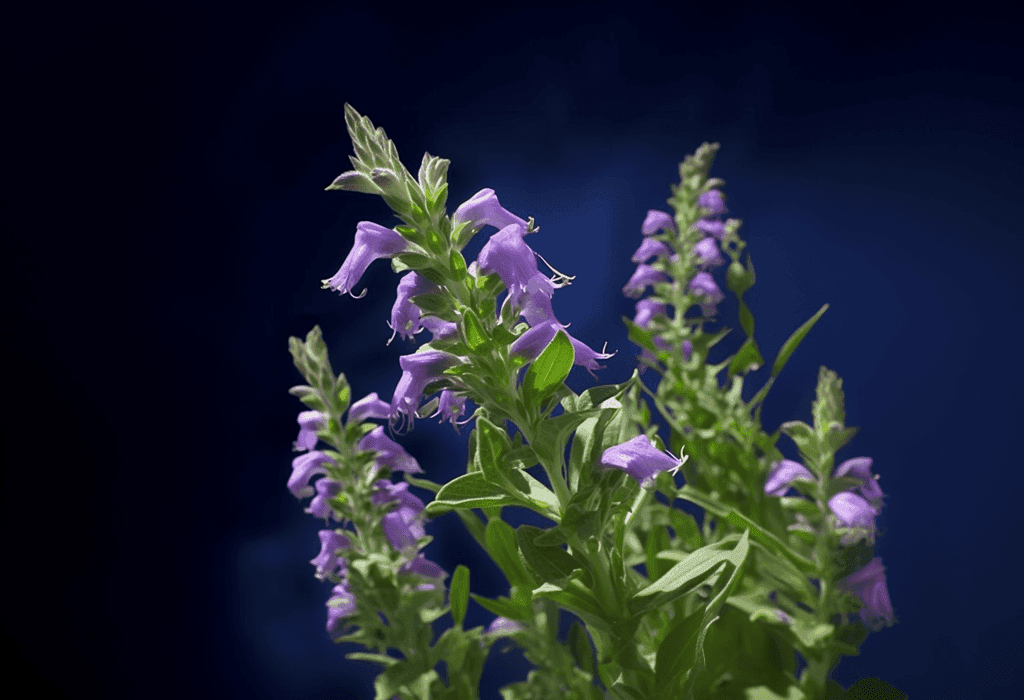 Scutellaria baicalensis – A detailed image of Scutellaria baicalensis (Chinese Skullcap), a potent antioxidant plant in Interstellar Blends.