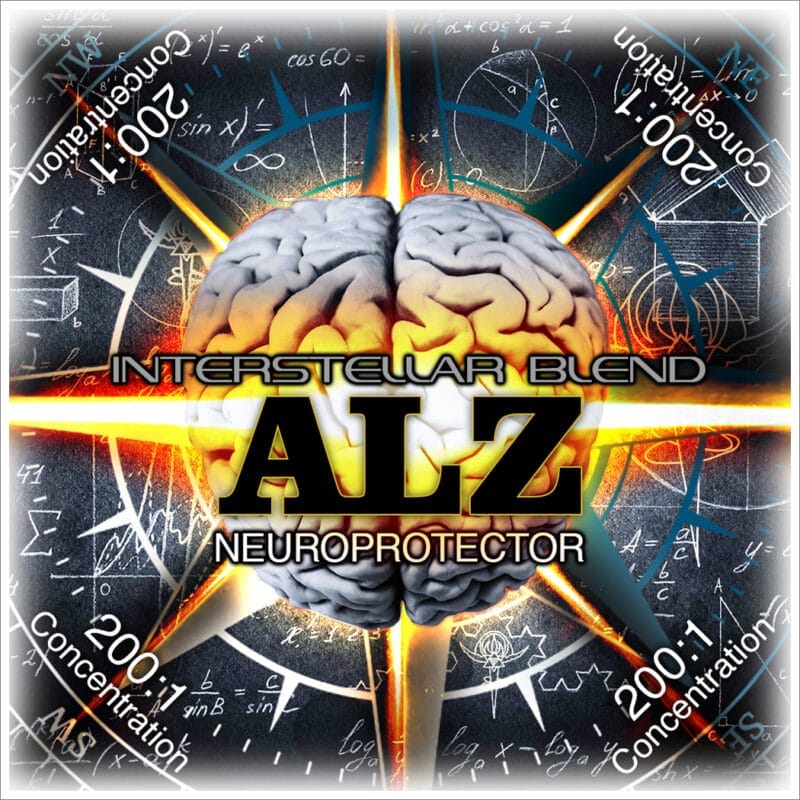 ALZ is a potent 200:1 concentrated herbal blend crafted to promote mental health and neuroprotection. Its carefully selected ingredients work synergistically to provide powerful antioxidant and anti-acetylcholinesterase effects, scientifically shown to enhance cognitive function and safeguard against neurodegenerative conditions, supporting a healthier, sharper mind.