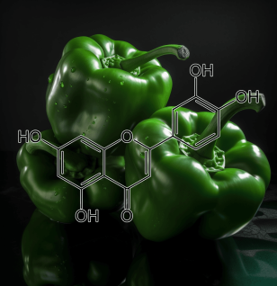 Luteolin – A detailed image of Luteolin, a flavonoid in Interstellar Blends for neuroprotection and antioxidant effects.
