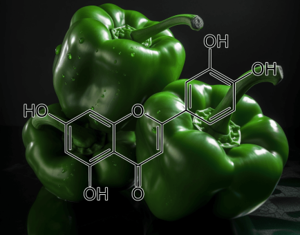 Luteolin – A detailed image of Luteolin, a flavonoid in Interstellar Blends for neuroprotection and antioxidant effects.