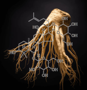 Ginsenoside – Potent adaptogenic ginseng compounds in Interstellar Blends, supporting energy, brain function, and stress resilience.