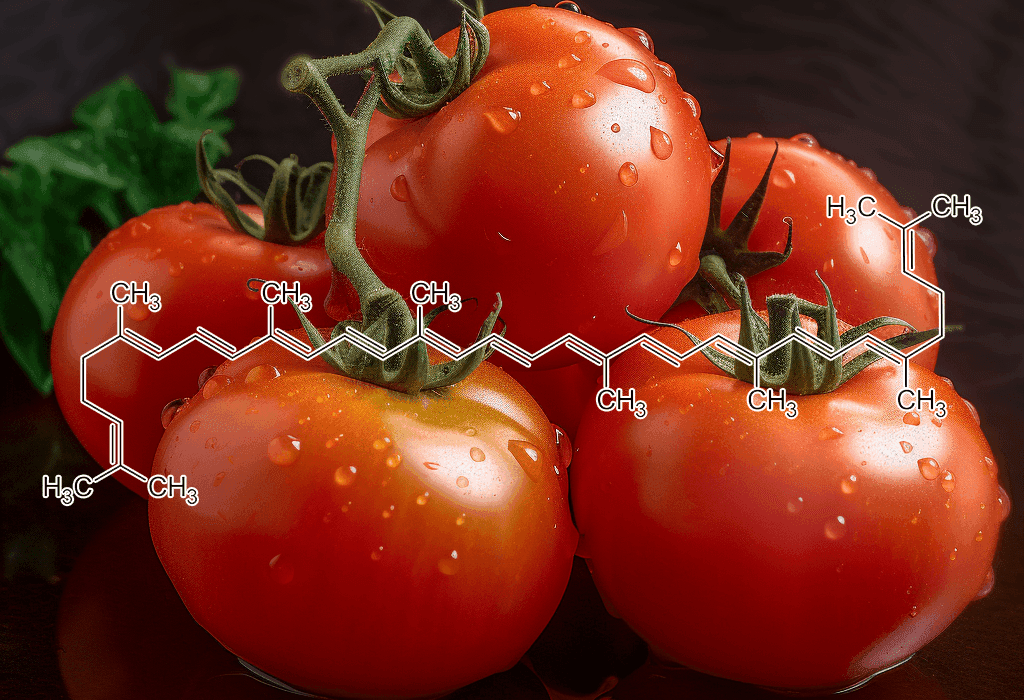 Lycopene – A close-up of Lycopene, a carotenoid in Interstellar Blends for cardiovascular and prostate health.