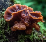 Auricularia auricula (Wood Ear Mushroom, Black Fungus) – Nutrient-dense mushroom in Interstellar Blends, supporting cardiovascular health, immune function, and gut health.
