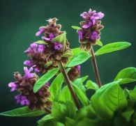 Prunella vulgaris – A close-up of Prunella vulgaris (Self-heal), a plant in Interstellar Blends for its antimicrobial and anti-inflammatory benefits.