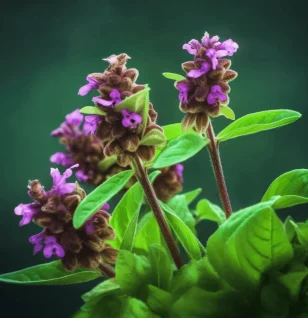 Prunella vulgaris – A close-up of Prunella vulgaris (Self-heal), a plant in Interstellar Blends for its antimicrobial and anti-inflammatory benefits.